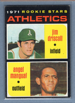 1971 Topps #317 Athletics Rookies (b) EX  GO950