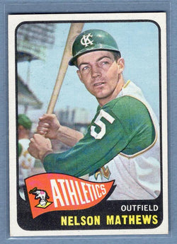 1965 Topps #87 Nelson Mathews EX-MT  GO100