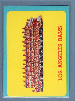 1963 Topps #48 Los Angeles Rams Team Card EX  GO141