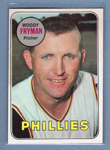 1969 Topps #51 Woody Fryman (b) EX-MT  GO602