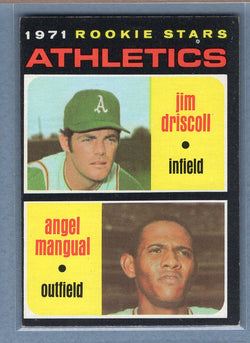 1971 Topps #317 Athletics Rookies (c) EX  GO950