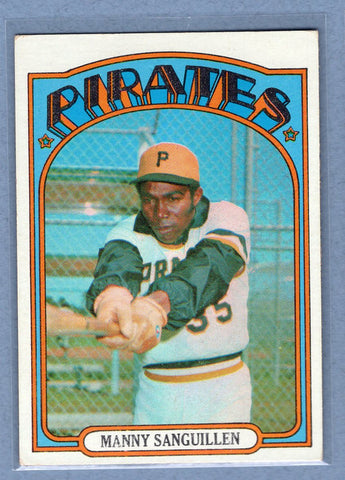 1972 Topps #60 Manny Sanguillen EX  GO500