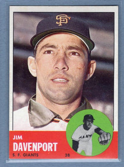 1963 Topps #388 Jim Davenport EX   GO148