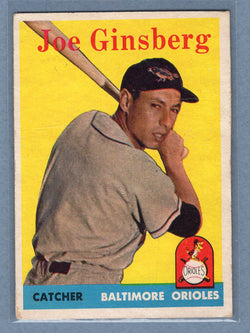 1958 Topps #67 Joe Ginsberg (b) G-VG  GO387