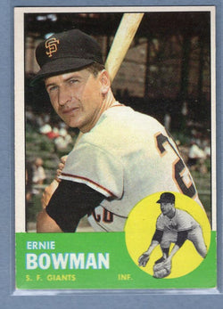 1963 Topps #61 Ernie Bowman EX-MT      INVGO395
