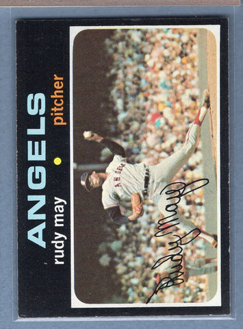 1971 Topps #318 Rudy May (a) EX  GO950