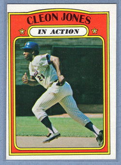 1972 Topps #32 Cleon Jones IA Ex-Nm