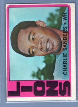 1972 Topps #60 Charlie Sanders (HOF) EX  GO210