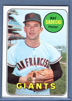 1969 Topps 125 Ray Sadecki NM