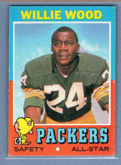 1971 Topps #55 Willie Wood (HOF) EX  GO260