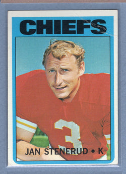 1972 Topps #61 Jan Stenerud (HOF) VG  GO210