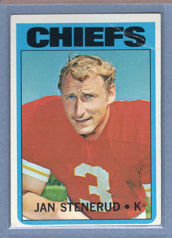 1972 Topps #61 Jan Stenerud (HOF) VG  GO210