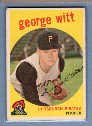 1959 Topps #110 George Witt VG-EX   GO410