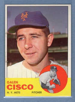 1963 Topps #93 Galen Cisco NM    GO122