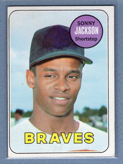 1969 Topps #53 Sonny Jackson (b) EX-MT  GO602