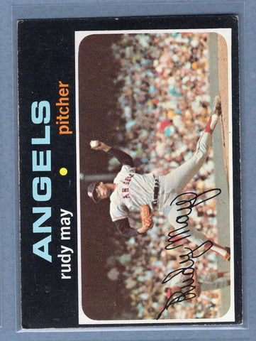 1971 Topps #318 Rudy May (d) EX  GO950