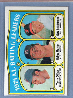 1972 Topps #86 AL Batting Leaders EX-MT  GO483