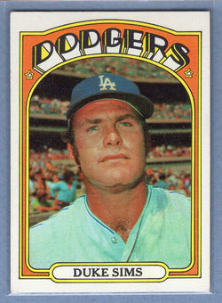 1972 Topps #63 Duke Sims EX  GO500