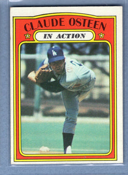 1972 Topps #298 Claude Osteen IA  EX   BL01