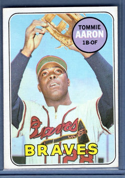 1969 Topps 128 Tommie Aaron NM