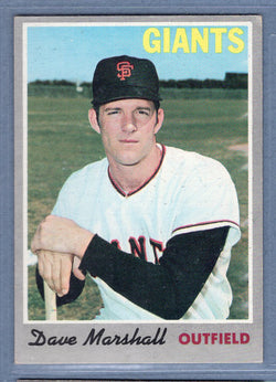 1970 Topps #58 Dave Marshall  EX  SB1