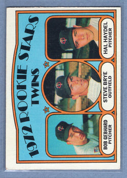 1972 Topps #28 Twins Rookies (d) EX  GO315