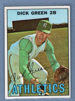 1967 Topps #54 Dick Green EX-MT  GO360