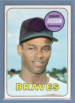 1969 Topps #53 Sonny Jackson EX  GO850