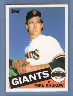 1985 Topps Tiffany #74 Mike Krukow NM