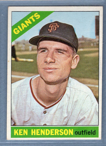 1966 Topps #39 Ken Henderson VG-EX  GO368