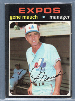 1971 Topps #59 Gene Mauch  EX  SB1