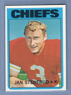 1972 Topps #61 Jan Stenerud (HOF) EX-MT  GO326