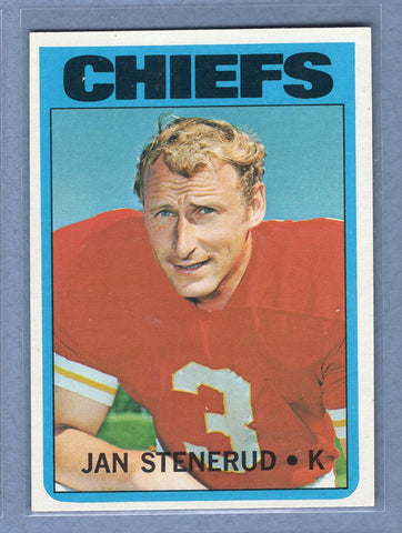 1972 Topps #61 Jan Stenerud (HOF) EX-MT  GO326