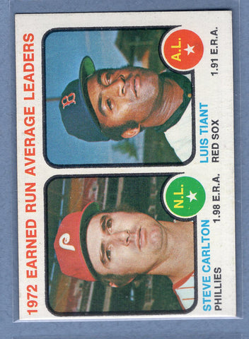 1973 Topps #65 Earned Run Average Leaders (Carlton)  EX-MT  GO550