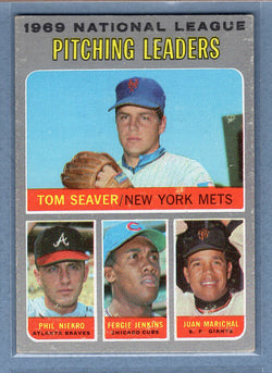 1970 Topps #69 NL Pitching Ldrs (Seaver)  VG-EX  GO695