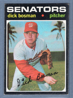 1971 Topps #60 Dick Bosman  EX  GO747