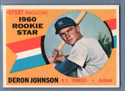 1960 Topps #134 Deron Johnson VG-EX Set Break 1