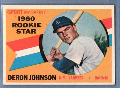 1960 Topps #134 Deron Johnson VG-EX Set Break 1