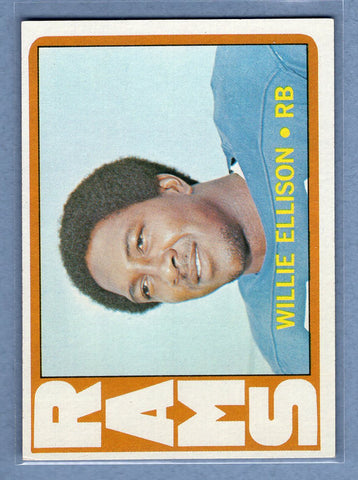 1972 Topps #62 Willie Ellison EX-MT  GO326