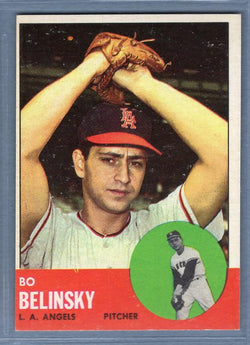 1963 Topps #33 Bo Belinsky EX-MT  GO393