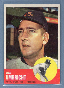 1963 Topps #99 Jim Umbricht NM    GO122