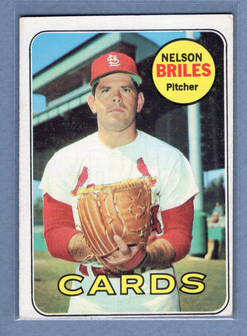 1969 Topps #60 Nelson Briles  EX  GO602