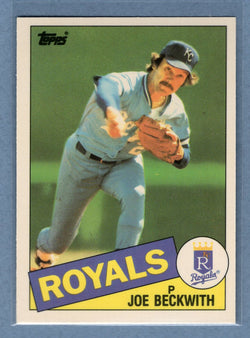 1985 Topps Tiffany #77 Joe Beckwith NM