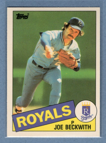 1985 Topps Tiffany #77 Joe Beckwith NM