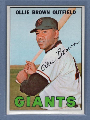 1967 Topps #83 Ollie Brown EX-MT  GO410