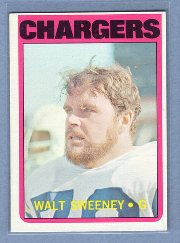 1972 Topps #63 Walt Sweeney EX-MT  GO326