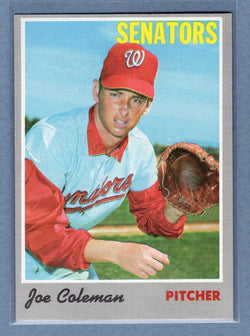 1970 Topps #127 Joe Coleman   EX-MT  GO200