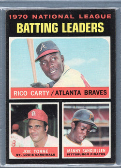 1971 Topps #62 N.L Batting Leaders EX  SB1