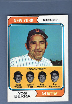 1974 Topps Baseball #179 Yogi Berra MRG NM-MT 001