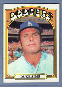 1972 Topps #63 Duke Sims EX-MT   GO464
